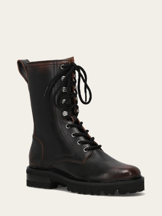 Frye Shoes - NWT FRYE black Olivia combat boots size 8.5
